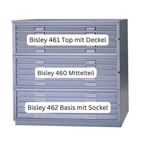 Bisley Detailansicht Schublade